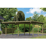 Karibu | Dubbele Carport Eco 1 | Variant A
